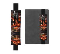 WBQLSL Dried Persimmon Pancake Pattern Elastic Band Pen Bag Suitable for Girls' Birthday Gifts/Teacher's Day/Graduation Season Intimate Stationery Gift Box