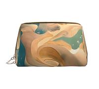 WBQLSL Dunhuang Mystery Leather makeup bag, portable large-capacity makeup storage bag, carry-on travel with pocket makeup bag