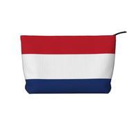 WBQLSL Dutch flag Printed corduroy cosmetic bag - travel essential cosmetic storage bag