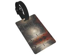 WBQLSL Dynamic Arc Luggage Tags - Stylish and Durable Tags for Personalized Backpack and Luggage Tags
