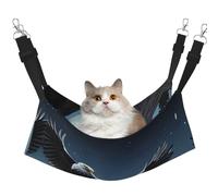 WBQLSL Eagle Under The Stars Medium Printed pet Hammock - Sleeping Hammock for Cats, Ferrets, Puppies, Rabbits, Small Animals