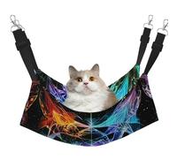 WBQLSL Eight Dimensional Space Large Pattern pet Hammock - Sleeping Hammock for Cats, Ferrets, Puppies, Rabbits, Small Animals
