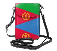 WBQLSL Eritrean flag Printed Crossbody Bag, Extended Adjustable Shoulder Strap, Multiple Compartments, Key and Cosmetic Storage Pouch