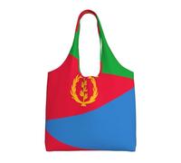 WBQLSL Eritrean flag Printed women's canvas bag - casual shoulder bag + handbag dual-purpose design,