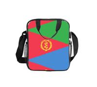 WBQLSL Eritrean flag printing Transparent Shoulder Bag Lunch Handbag with Zipper and Shoulder Strap for Women Men Work Shopping