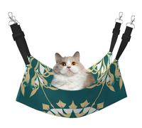 WBQLSL Exotic Style Floral Large Pattern pet Hammock - Sleeping Hammock for Cats, Ferrets, Puppies, Rabbits, Small Animals