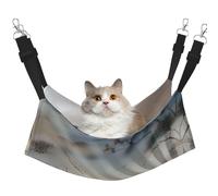 WBQLSL Fan Medium Printed cat cage Hanging Hammock - Suitable for Cats, Ferrets, Puppies, Rabbits, Small Animals