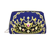 WBQLSL Fantasy Tiara Leather Makeup Bag Cosmetic Storage Bag Suitable for Carrying Cosmetics with You