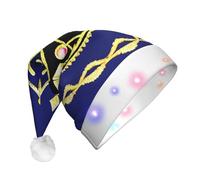 WBQLSL Fantasy Tiara LED Light Santa Hat,Unisex Christmas New Year Adult Hat, Plush New Year Christmas Party Gift