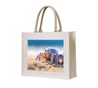 WBQLSL fiddler crab Printed Canvas Tote | Lightweight Storage Bag Perfect for the Beach, Picnics, and Everyday Shopping