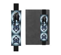 WBQLSL Fierce Wolf Head Pattern Elastic Band Pen Bag Suitable for Girls' Birthday Gifts/Teacher's Day/Graduation Season Intimate Stationery Gift Box