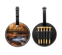 WBQLSL fig. Intimate and Understanding Friend Fashionable Printed Golf tee Storage Bag - Lightweight Design for Quick tee Storage