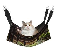 WBQLSL Finding a Place of Purity Medium Printed cat cage Hanging Hammock - Suitable for Cats, Ferrets, Puppies, Rabbits, Small Animals