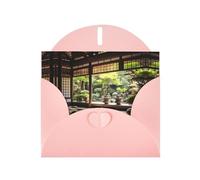 WBQLSL Finding a place of purity Pink Pattern Cards - Perfect for Valentine's Day and anniversaries, expressing love and blessings