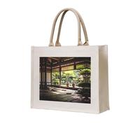 WBQLSL Finding a place of purity Printed Canvas Tote | Lightweight Storage Bag Perfect for the Beach, Picnics, and Everyday Shopping