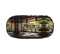 WBQLSL Finding a Place of Purity Printed Pencil case - Multi-Layer partition Pencil case, Suitable for Storing Campus Office Stationery