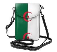WBQLSL Flag of Algeria Printed Crossbody Bag, Extended Adjustable Shoulder Strap, Multiple Compartments, Key and Cosmetic Storage Pouch