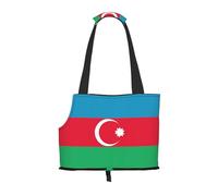 WBQLSL Flag of Azerbaijan Patterned Pet Travel Bag - Small Pet Shoulder Bag for Cars and People