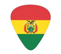 WBQLSL Flag of Bolivia Guitar Picks - (Thin/Medium/Thick) Suitable for all types of string instruments,
