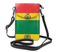 WBQLSL Flag of Bolivia Printed Crossbody Bag, Extended Adjustable Shoulder Strap, Multiple Compartments, Key and Cosmetic Storage Pouch