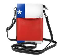 WBQLSL Flag of Chile Printed Crossbody Bag, Extended Adjustable Shoulder Strap, Multiple Compartments, Key and Cosmetic Storage Pouch