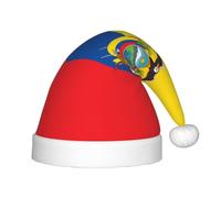 WBQLSL Flag of Ecuador Children's Christmas hats, Christmas parties, Halloween, stage performances and other holiday party scenes.