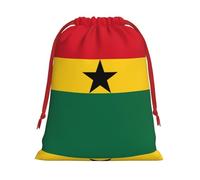 WBQLSL Flag of Ghana M Printed gift bags, perfect for weddings, Christmas, birthdays and anniversaries (S-L)