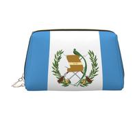 WBQLSL Flag of Guatemala Leather Makeup Bag Cosmetic Storage Bag Suitable for Carrying Cosmetics with You