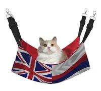 WBQLSL Flag of Hawaii American Medium Printed cat cage Hanging Hammock - Suitable for Cats, Ferrets, Puppies, Rabbits, Small Animals
