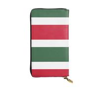 WBQLSL Flag of Hungary Printed Small Leather Clutch - 7.5x4.1 inch Wallet