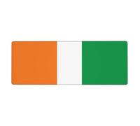 WBQLSL Flag of Ivory Coast Patterned Keyboard and Mouse Pad 11.8 x 31.5 inches Perfect for Gaming and Laptop Office