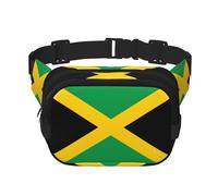 WBQLSL Flag of Jamaica Printed Waist Bag, Stylish Crossbody Bag, Lightweight Travel Sports Chest Bag