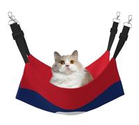 WBQLSL Flag of Laos Medium Printed pet Hammock - Sleeping Hammock for Cats, Ferrets, Puppies, Rabbits, Small Animals