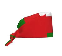WBQLSL Flag of Oman Printed Breathable Work hat - Sweat-Absorbent Band Design, Suitable for Men and Women, Black
