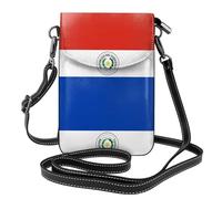 WBQLSL Flag of Paraguay Printed Crossbody Bag, Extended Adjustable Shoulder Strap, Multiple Compartments, Key and Cosmetic Storage Pouch
