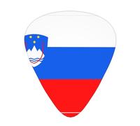 WBQLSL Flag of Slovenia Guitar Picks - (Thin/Medium/Thick) Suitable for all types of string instruments,