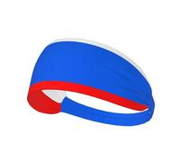 WBQLSL Flag of Slovenia Sports sweatband, moisture wicking, running, cycling, yoga, fitness, sports