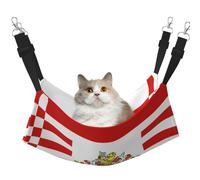 WBQLSL Flag of The Senate of Bremen Large Printed pet Hammock - Sleeping Hammock for Cats, Ferrets, Puppies, Rabbits, Small Animals