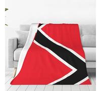 WBQLSL Flag of Trinidad and Tobago Prints Ultra-soft flannel blanket - One blanket for home, travel, and the outdoors - 40"x30"