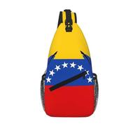 WBQLSL Flag of Venezuela Printed Outdoor Crossbody Bag - Lightweight Travel Chest Pack, Perfect for Daily Commutes and Cycling