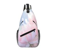 WBQLSL Flower close-up Patterned Travel Crossbody Bag, Perfect for Daily Commutes, Cycling, Hiking, and Urban Adventures, Flower Close-up, One Size