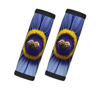 WBQLSL Flower Heart bee Printed Handle Cover - Highly Elastic and wear-Resistant Material, Easy to Install, a Good Travel Helper
