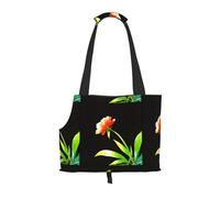 WBQLSL Flowers facing the sun Patterned Pet Travel Bag - Small Pet Shoulder Bag for Cars and People