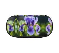 WBQLSL French national flower Large capacity pencil bag, multi-layer partition stationery storage bag - unisex learning office supplies