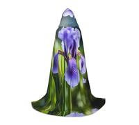WBQLSL French national flower Patterned S Wizard Cape, Suitable for Adults & Teens Cosplay, Full Size Range S, M, L