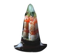 WBQLSL Fresh Salmon Sushi Patterned M Wizard Cape, Suitable for Adults & Teens Cosplay, Full Size Range S, M, L