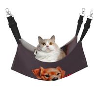 WBQLSL Gentleman-Like Dog Large Pattern pet Hammock - Sleeping Hammock for Cats, Ferrets, Puppies, Rabbits, Small Animals