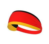 WBQLSL Germany Flag Elastic Exercise Headband for Sports, Unisex, One Size, Polyester