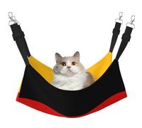 WBQLSL Germany Flag Large Printed cat cage Hanging Hammock - Suitable for Cats, Ferrets, Puppies, Rabbits, Small Animals