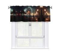 WBQLSL Ghost Town Mania Patterned curtains 54x18 inches for living rooms and bedrooms, for partition curtains for doors and windows